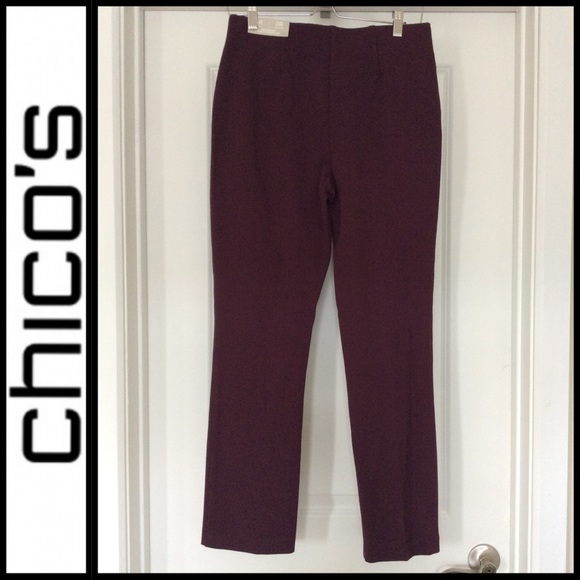 NWT Chico’s Ponte Juliet Straight Leg Pants - Picture 4 of 8
